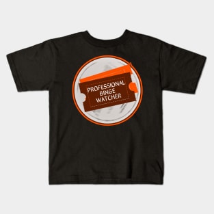 Professional Binge Watcher Kids T-Shirt